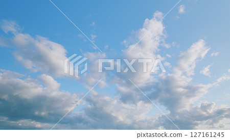 A Beautifully Captured Cloudy Blue Sky Seen from Various Unique and Stunning Angles A Beautifully Captured Cloudy Blue Sky Seen from Various Unique and Stunning Angles 127161245