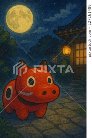 月夜與紅牛 127161489