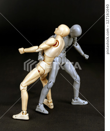 Khun Yak Pha Nang (Lord Demon Abducting a Lady) Figurines, 3 of 15 Standard Luk Mai Muay Thai Techniques. Khun Yak Pha Nang (Lord Demon Abducting a Lady) Figurines, 3 of 15 Standard Luk Mai Muay Thai Techniques. 127161640