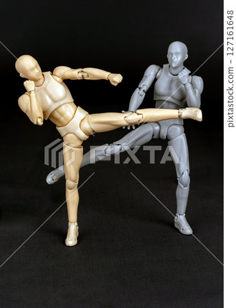 Yuan Thot Hae (A Vietnamese Casting a Fishing Net) Figurines, 10 of 15 Standard Luk Mai Muay Thai Techniques. Yuan Thot Hae (A Vietnamese Casting a Fishing Net) Figurines, 10 of 15 Standard Luk Mai Muay Thai Techniques. 127161648