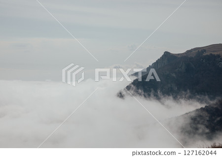 scenery of the mountain in the clouds 127162044