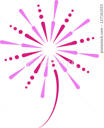 A simple fireworks illustration 127162053