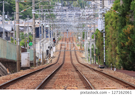 阪急今津北線，小林至仁川之間的軌道 127162061