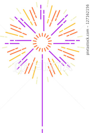 簡單的煙花插畫 簡單的煙花插畫 127162156