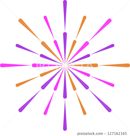 A simple fireworks illustration 127162165