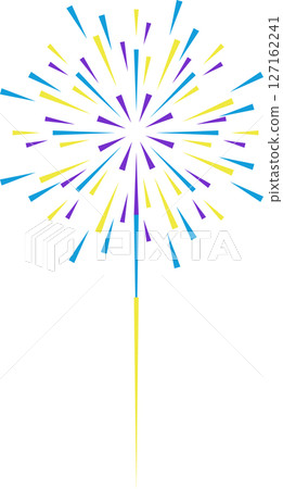 A simple fireworks illustration A simple fireworks illustration 127162241