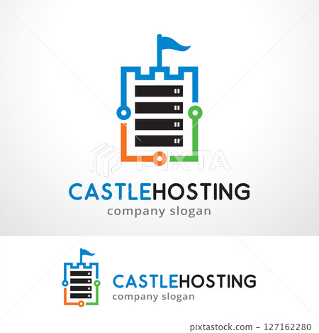 Castle Hosting Logo Template Design Vector, Emblem, Design Concept, Creative Symbol, Icon Castle Hosting Logo Template Design Vector, Emblem, Design Concept, Creative Symbol, Icon 127162280