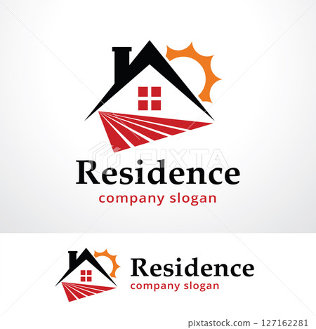 Residence Logo Template Design Vector, Emblem, Design Concept, Creative Symbol, Icon 127162281