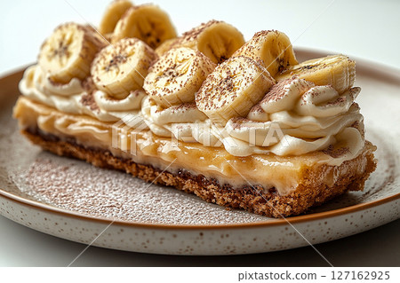 cake, banana, food 127162925