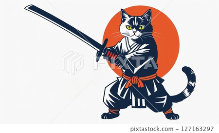 Cat Samurai 127163297
