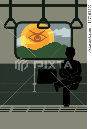 The sun is watching. Leaving your luggage in the car and taking up too much space 127163392