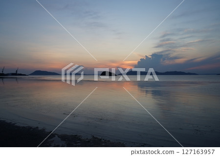 瀨戶內海的晚上視圖 127163957