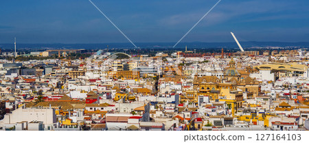 Seville Panoramic Cityview from Seville Cathedral, Spain 127164103