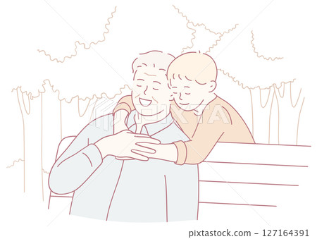 The Heartwarming and Beautiful Bond That Forms Between a Grandparent and Their Child While in Nature 127164391