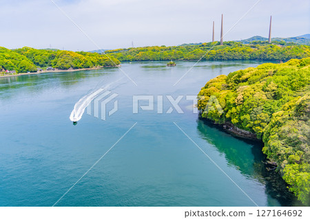 (Nagasaki Prefecture) Hario Transmitter Station (former Sasebo Wireless Telegraph Station) across the Hario Strait (Nagasaki Prefecture) Hario Transmitter Station (former Sasebo Wireless Telegraph Station) across the Hario Strait 127164692