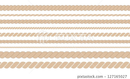 Rope of different thickness net 127165027