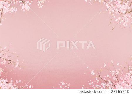 優雅的粉紅色自然圖案 127165748