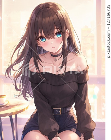 一位黑髮小姐 一位黑髮小姐 127166735