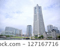 橫濱港未來與地標塔風景 2 127167716