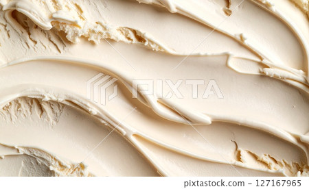 融化的冰淇淋表面紋理 127167965