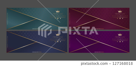 Luxurious design. Premium packaging, cover, banner, poster. A template for a postcard or invitation. Creative design idea Luxurious design. Premium packaging, cover, banner, poster. A template for a postcard or invitation. Creative design idea 127168018