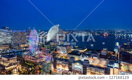 橫濱港未來的夜景 127168129