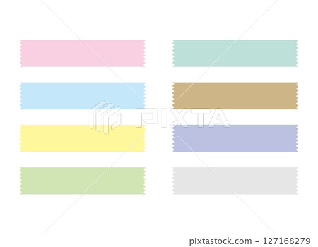 Simple masking tape set in pastel colors Simple masking tape set in pastel colors 127168279