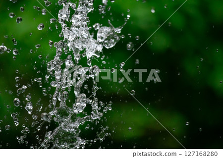Dark green and splashes Dark green and splashes 127168280