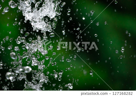 Dark green and splashes 127168282