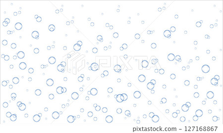 Underwater air bubble effect. Underwater air bubble effect. 127168867