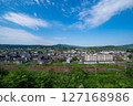 A residential area with a clear blue sky (Kawaguchi, Nagaoka City, Niigata Prefecture) 127168986