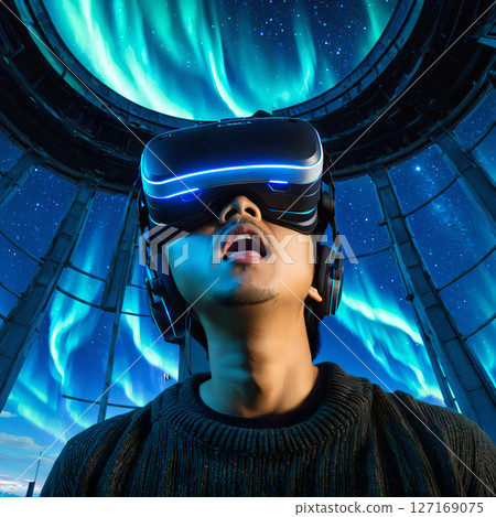 在 VR 中體驗太空，沉浸在極光的光芒中 127169075