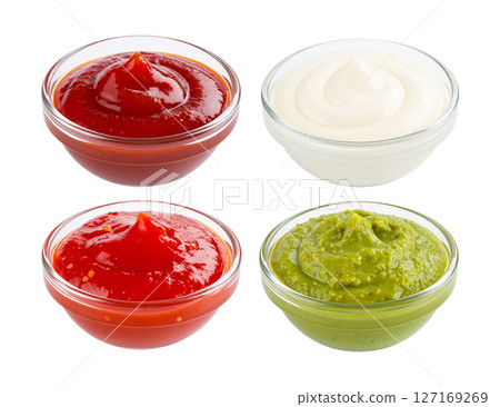 Colorful Dips and Sauces Collection 127169269