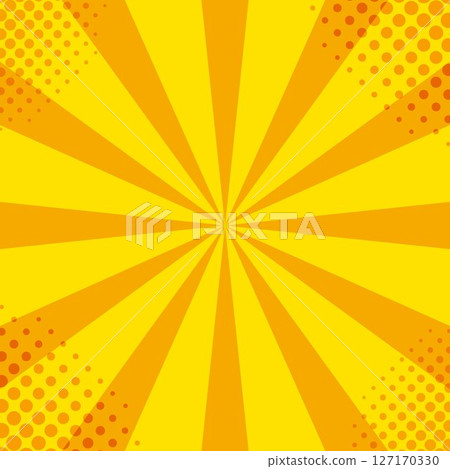 American comic book style sunburst background illustration American comic book style sunburst background illustration 127170330