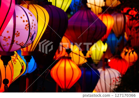 Asian lantern festival / festival at night 127170366