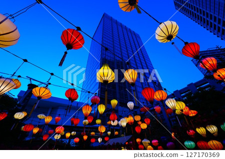 Asian lantern festival / festival at night 127170369