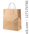 Large Brown Kraft Paper Shopping Bag 127170786