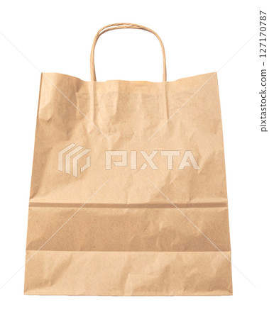 Medium Brown Kraft Paper Bag 127170787