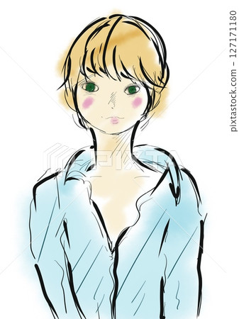 Female upper body 127171180