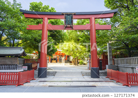Goryo Shrine Front Torii (Awajicho, Chuo-ku, Osaka City) 127171374