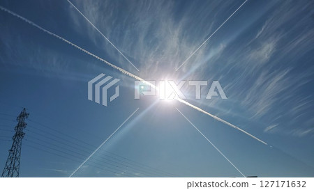 Cross-shaped 127171632