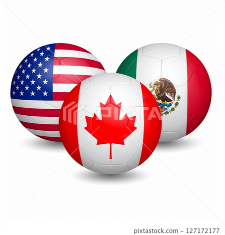 Soccer: America, Canada, Mexico, three countries images Soccer: America, Canada, Mexico, three countries images 127172177