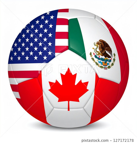 Soccer: America, Canada, Mexico, three countries images 127172178