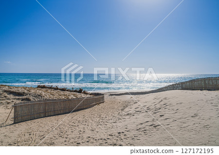 A view of Hamaoka Sand Dunes in Omaezaki City (Shizuoka Prefecture) A view of Hamaoka Sand Dunes in Omaezaki City (Shizuoka Prefecture) 127172195