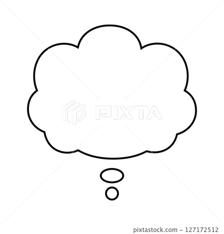 簡單的語音氣泡圖-蓬鬆 127172512