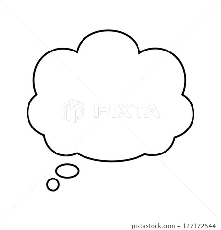 簡單的語音氣泡圖-蓬鬆 127172544