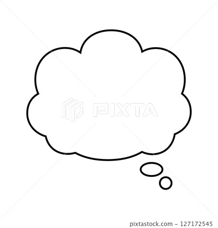 簡單的語音氣泡圖-蓬鬆 127172545