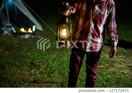 Solo camping for seniors Solo camping for seniors 127172671