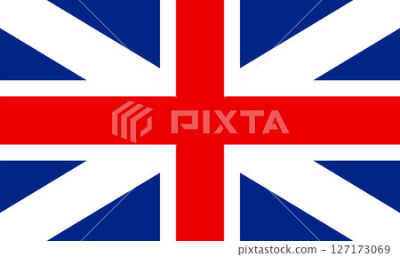 The pre-1801 Union Flag (of United Kingdom of Great Britain) 127173069