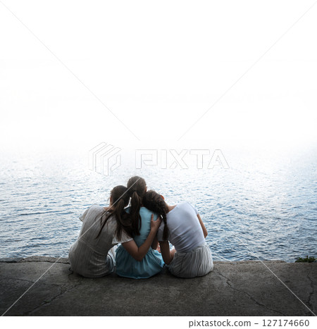 Girls at the lake 127174660